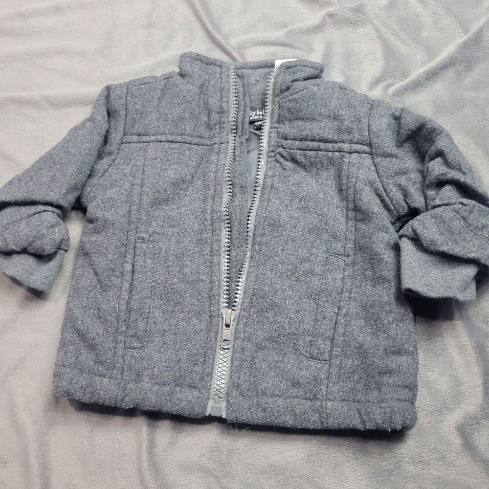 Wendy Bellissimo Baby & Kids Gray Jacket 6MOS Warm Outerwear Pockets Zipper Clos